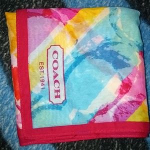 Coach scarf/hankerchif